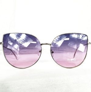 NWT Purple and Pink Ombre Cat Eye Sunglasses